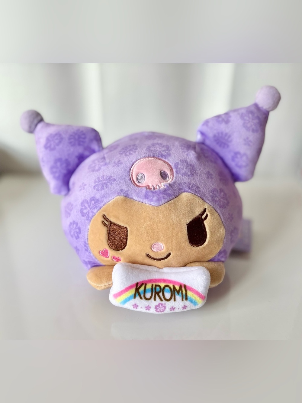 Kuromi Donki Japan Exclusive Tan Mochi Korokoro Plush NWT Sanrio Collectible